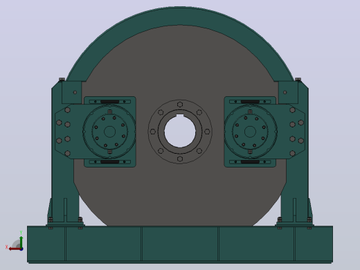 键连接液压盘式制动系统_HKPZ1800F100×2-Ⅲ-BH右视缩略图