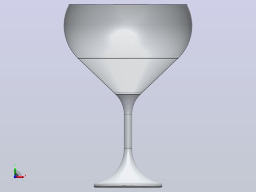 solidworks中的水玻璃前视缩略图