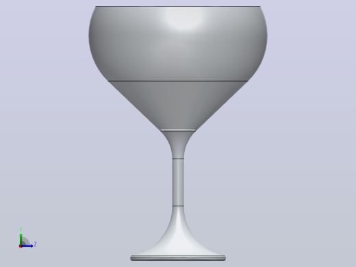 solidworks中的水玻璃左视缩略图