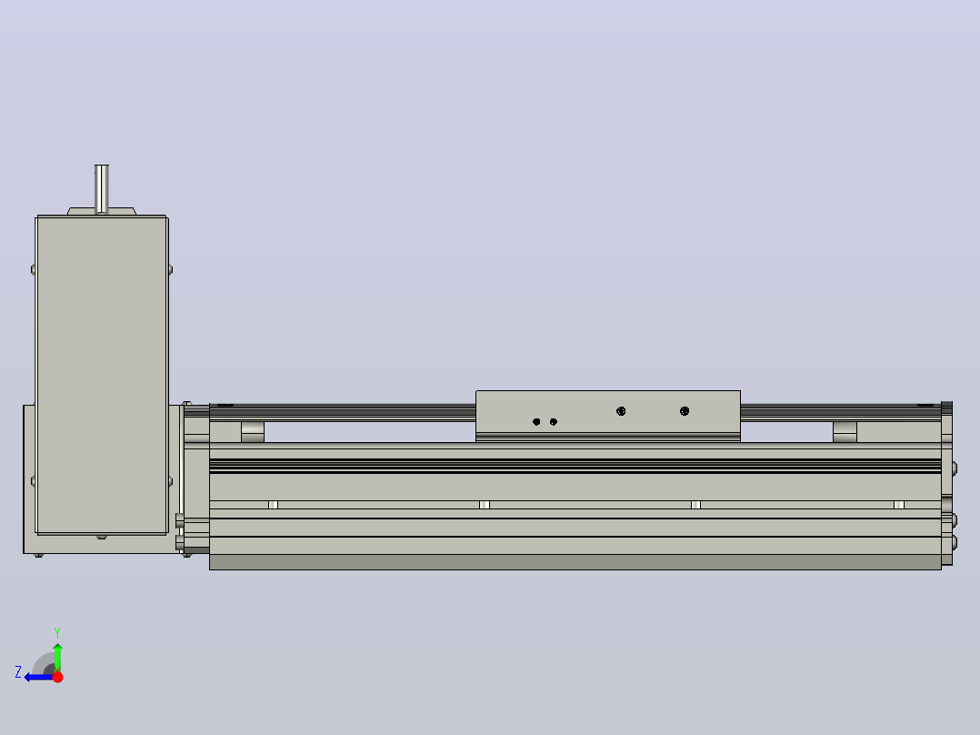MT120BT半封闭皮带滑台[MT120BT.L100.100.RU.P40.C3]右视图
