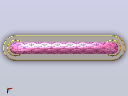 波浪把手（外凸）俯视缩略图
