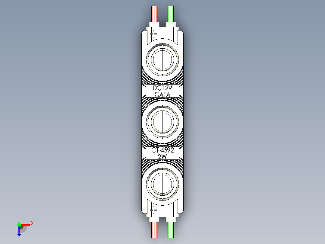 CATA_CT-4592 2W LED 模组俯视图