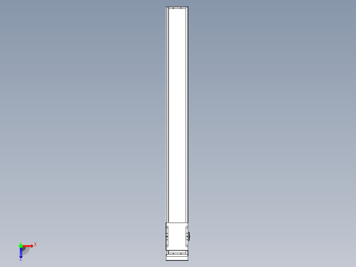 滚珠丝杠直线轴带导轨全封闭TPA-HCR-140D-2010C-L1350-MP-C-P40-N3俯视缩略图