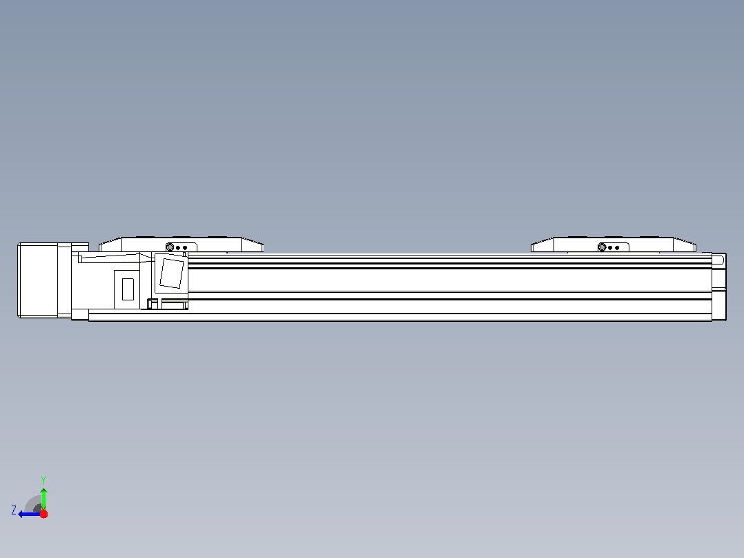 滚珠丝杠线性轴TPA-GCRS-50-1205C-L75-ML-M10-N3右视图