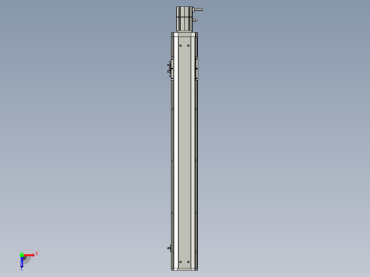 SYS12-BC-650-200W滚珠花健、支撑座、滚珠丝杠、交叉导轨、直线模组.STEP俯视缩略图