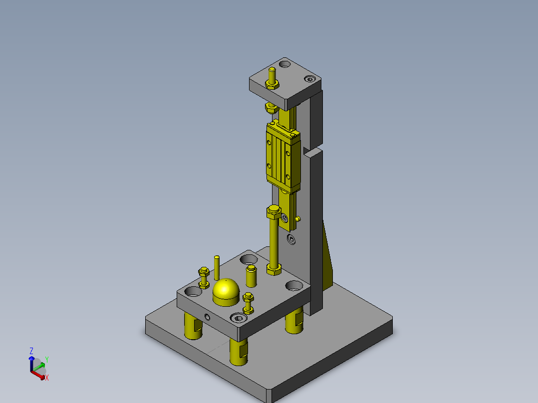 导向轴压入夹具