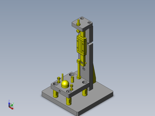 导向轴压入夹具