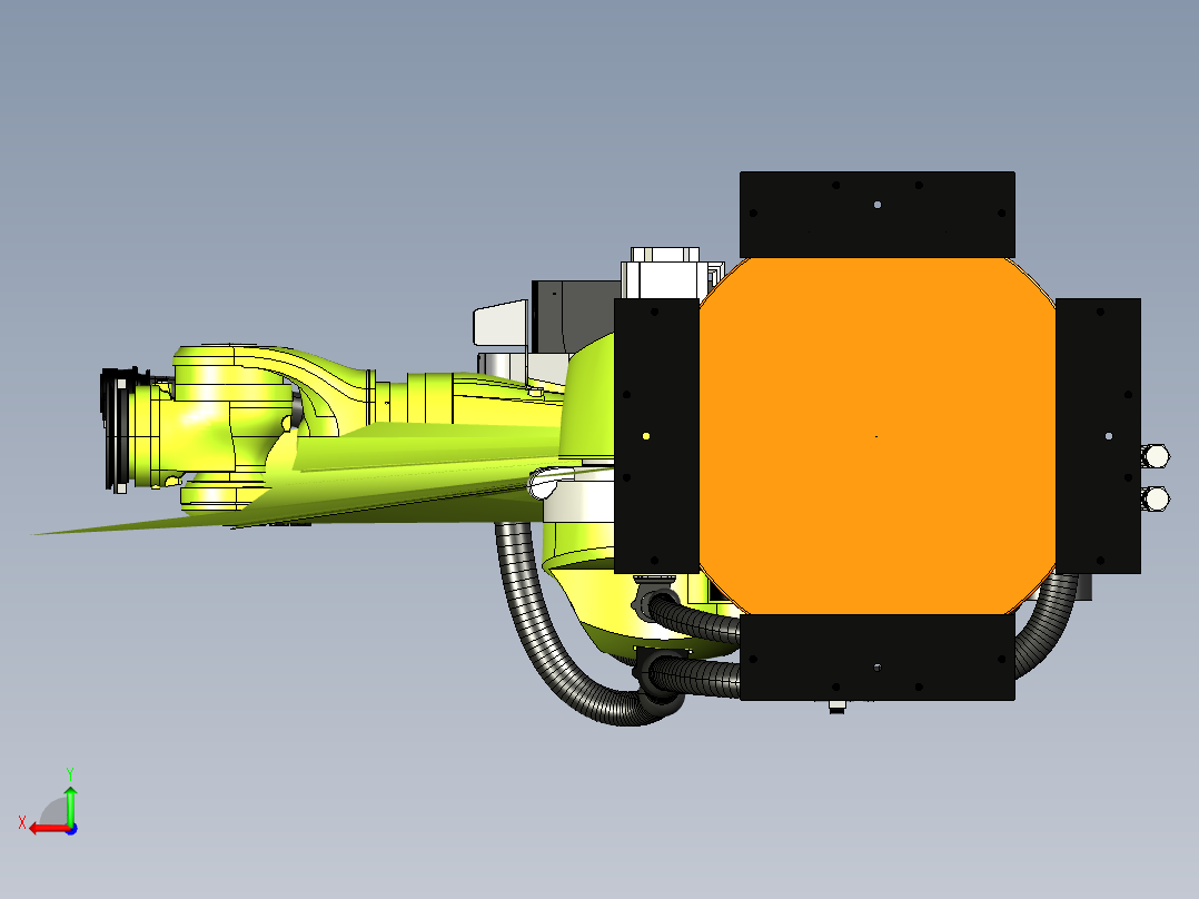 kuka kr 600 fortec后视图