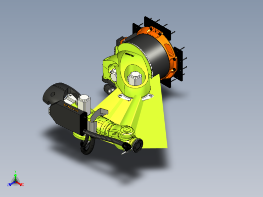 kuka kr 600 fortec正等轴测缩略图