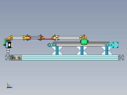 并联机器人3-dof-parallel-robot STP左视缩略图