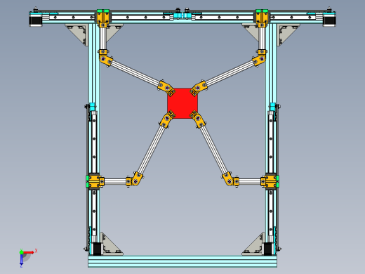 并联机器人3-dof-parallel-robot STP俯视缩略图