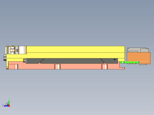 6U VPX后插模块图纸右视缩略图