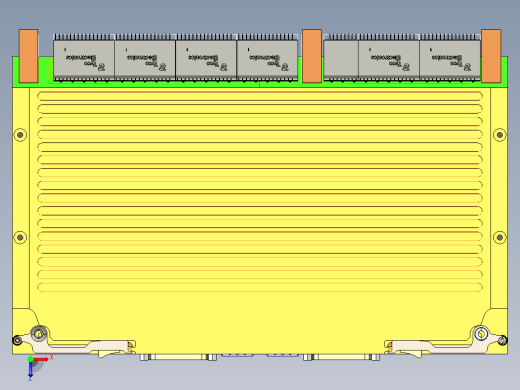 6U VPX后插模块图纸俯视缩略图