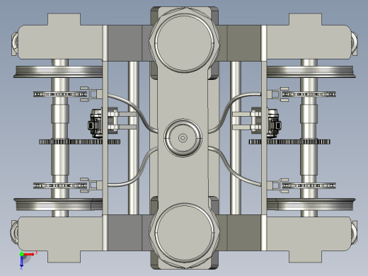 Y-32 Bogie转向架3D数模图纸 STEP格式俯视缩略图