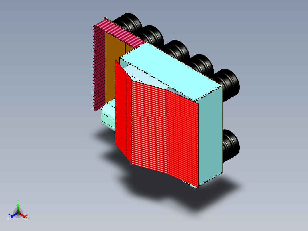 狗屋（dog house）正等轴测图