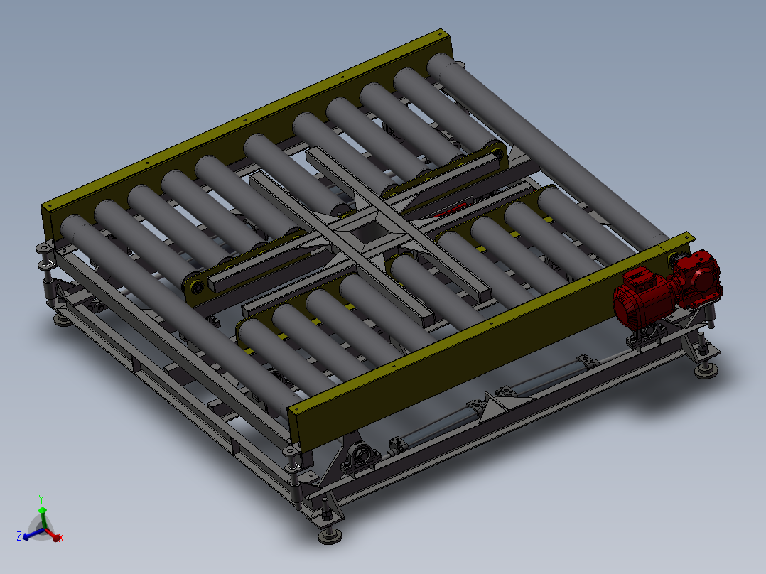 A4 输送旋转平台 3D模型