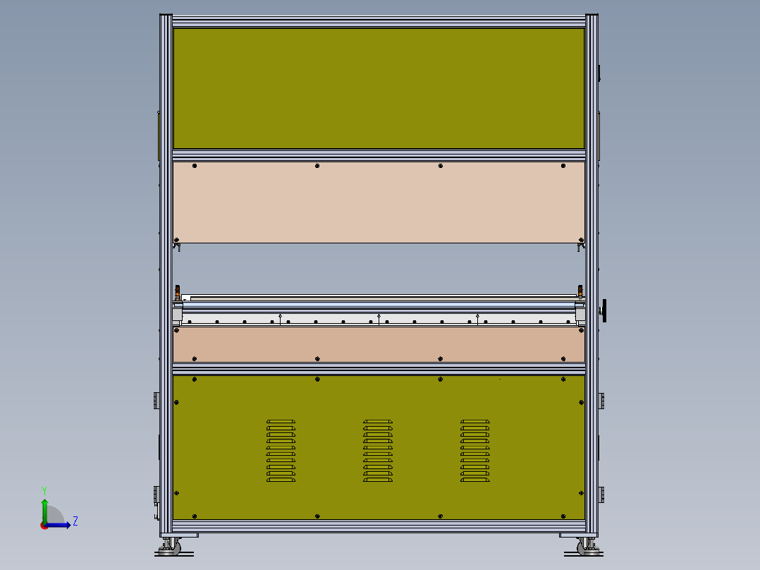 H601 高速热切封机左视图