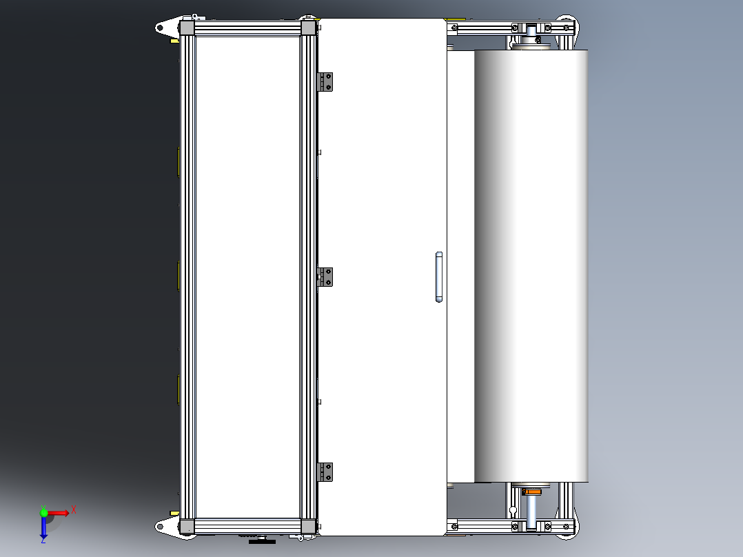 H601 高速热切封机俯视图