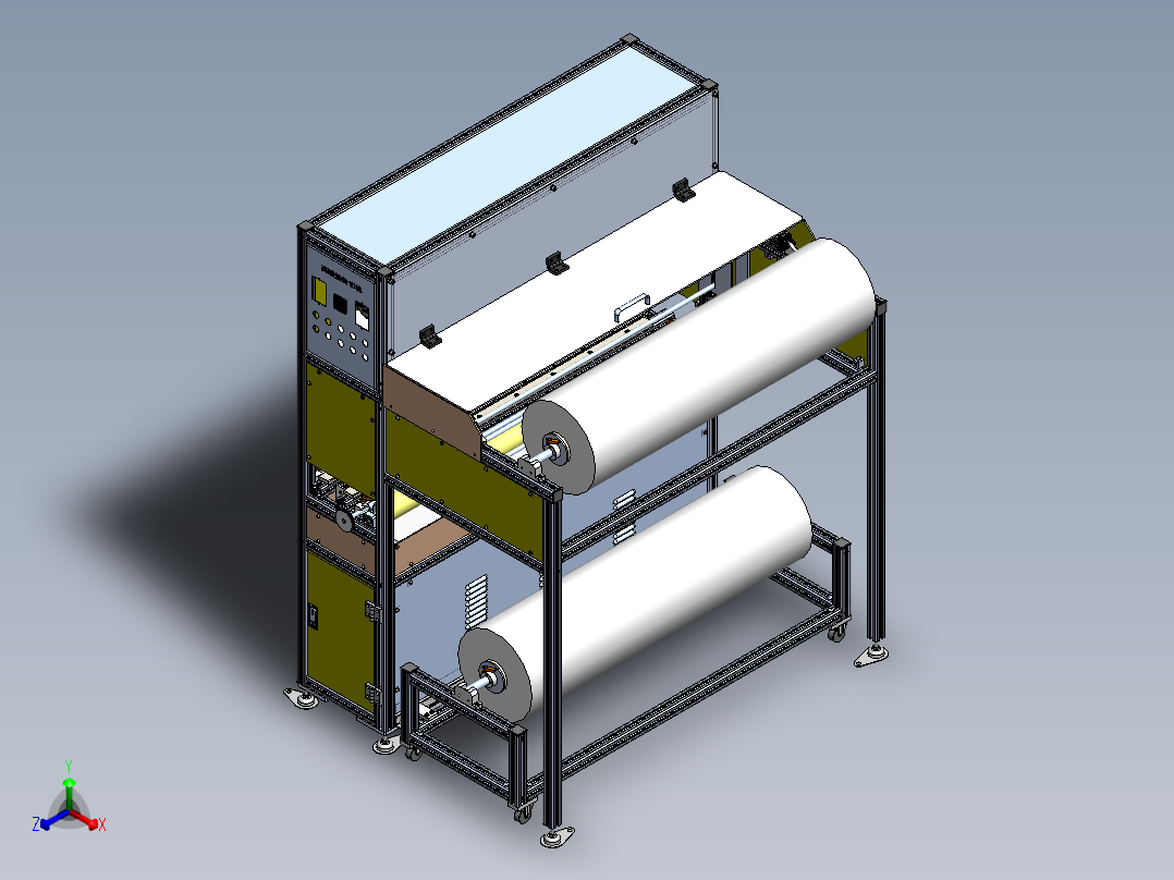 H601 高速热切封机正等轴测图