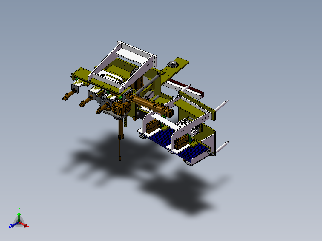 G618_三极管散热片组装正等轴测图