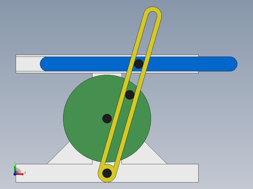 滑槽式快速返回机构