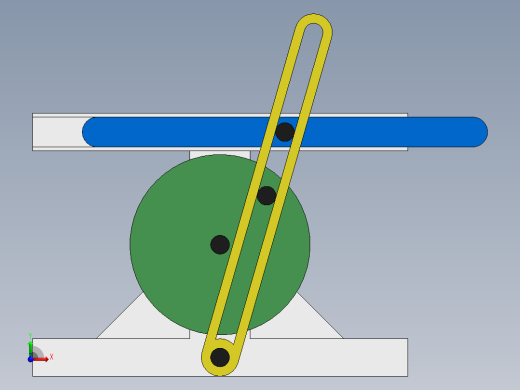 滑槽式快速返回机构