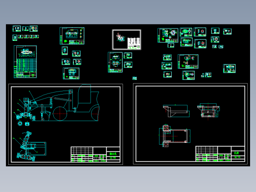 滚轮式除冰机CAD图纸=700449
