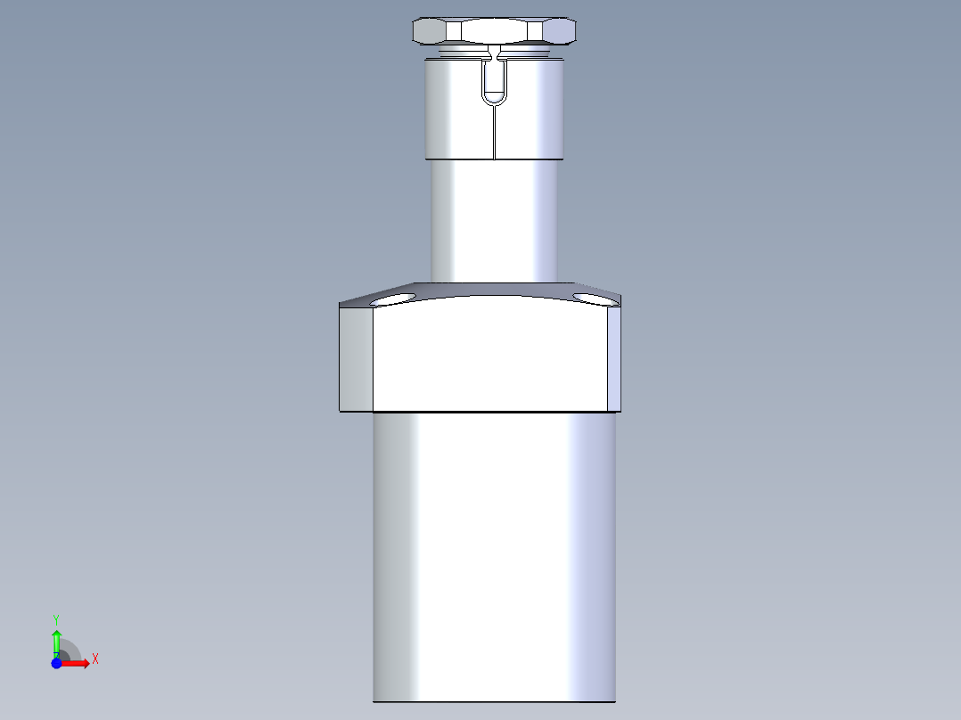 KOSMEKLHA1050-SR-Q35多系列多零件图纸模型前视图