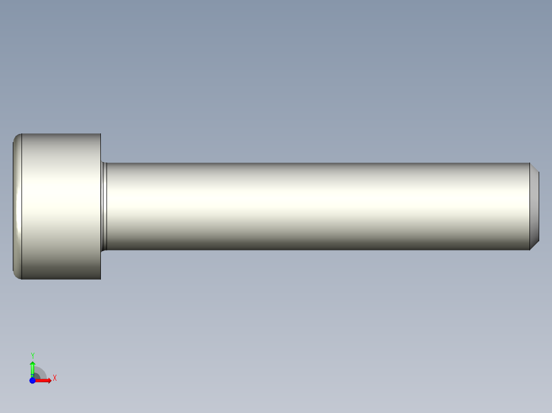 螺钉-DIN_912-M6x30.stp前视图