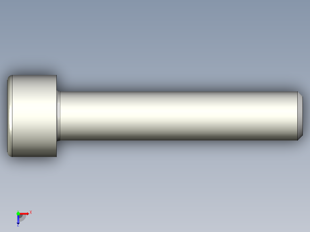 螺钉-DIN_912-M6x30.stp俯视图