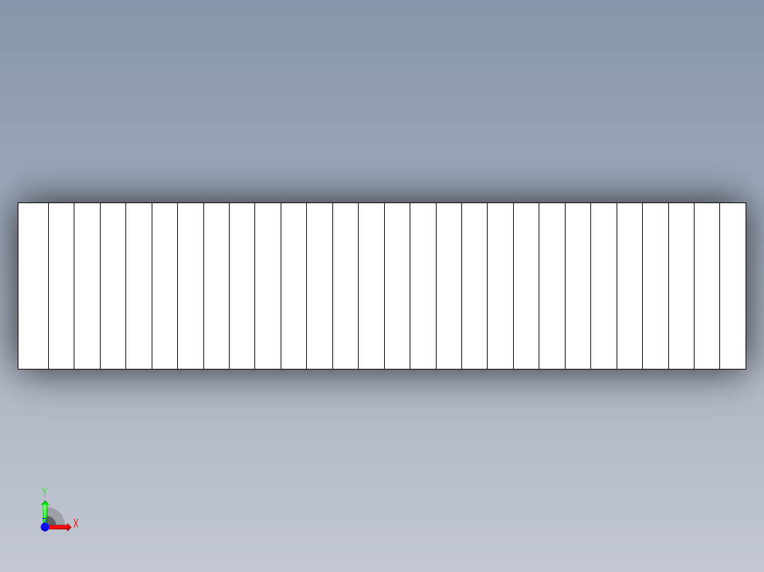 萬用階梯墊塊2348-3D多系列多零件图纸模型前视图