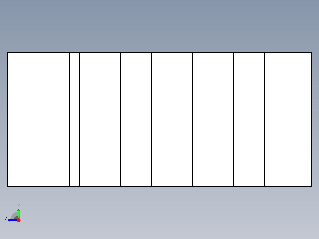 萬用階梯墊塊2348-3D多系列多零件图纸模型右视图