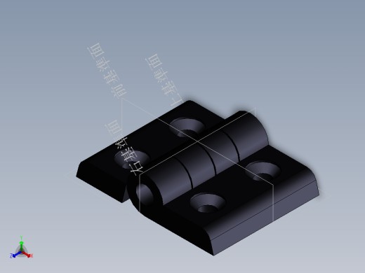 鉸鏈正等轴测缩略图