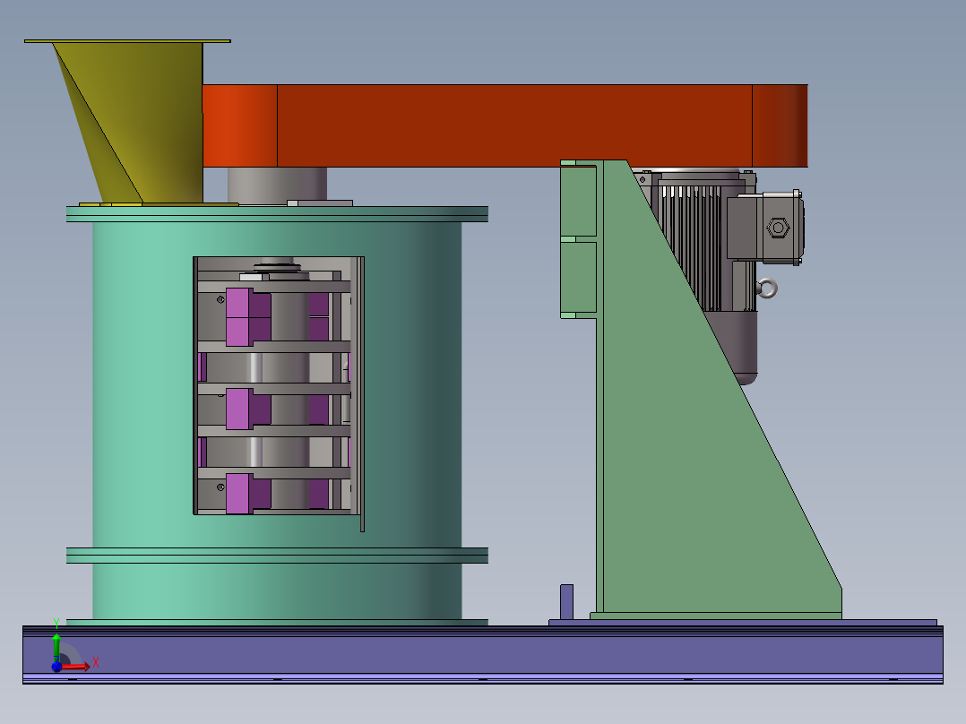 矿山立式破碎机SW三维图=1228512=50前视图