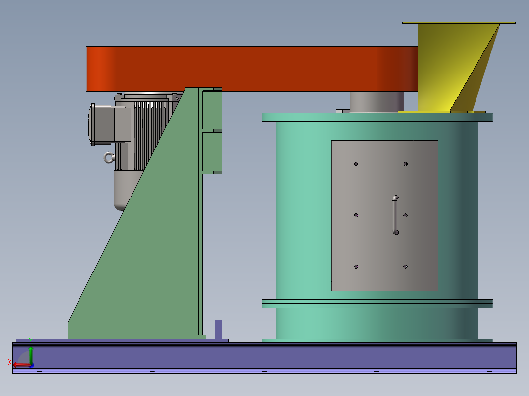 矿山立式破碎机SW三维图=1228512=50后视图