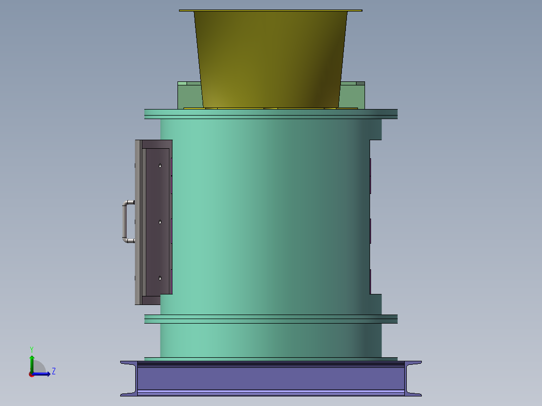矿山立式破碎机SW三维图=1228512=50左视图