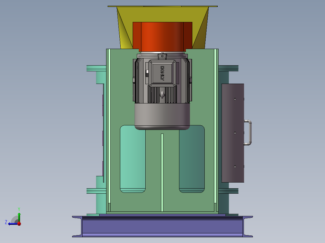矿山立式破碎机SW三维图=1228512=50右视图