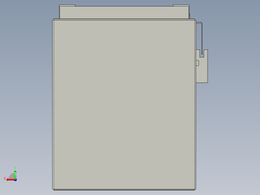 直线模组LHC17-S750-D设计图纸后视缩略图