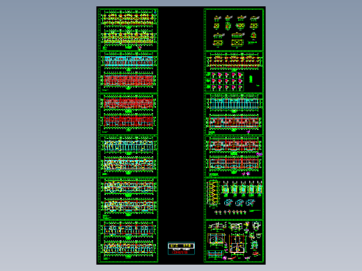 多层框架结构施工图