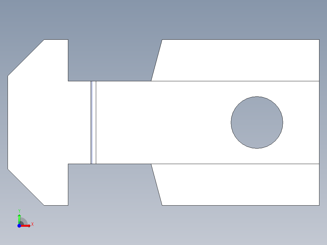 型材-BR 8-8 INNER BRACKET KJN535577前视图