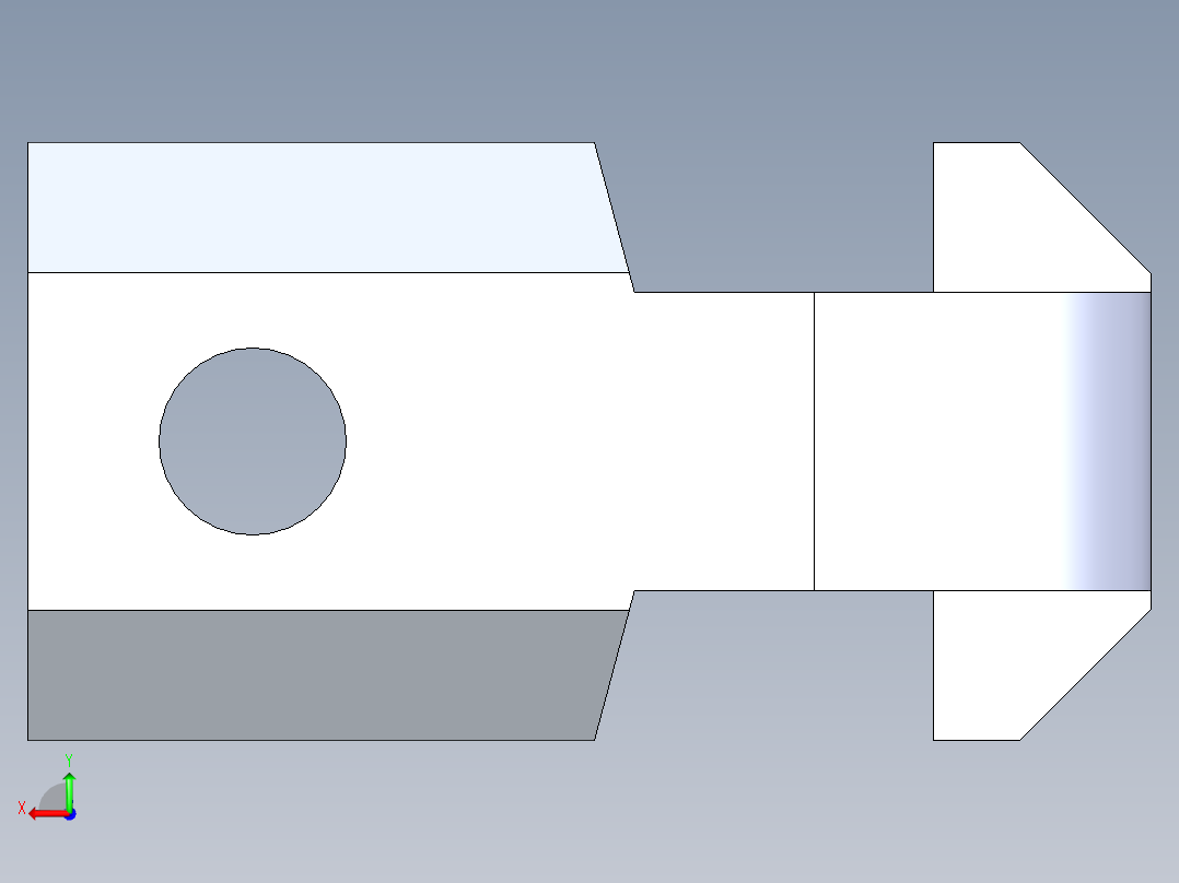 型材-BR 8-8 INNER BRACKET KJN535577后视图