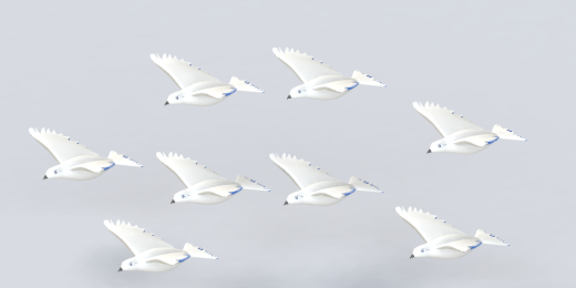 鸽子三维模型缩略图