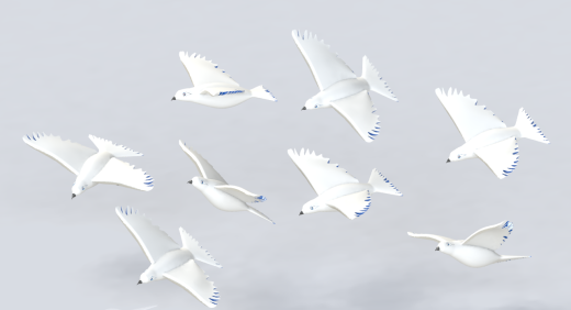 鸽子三维模型缩略图