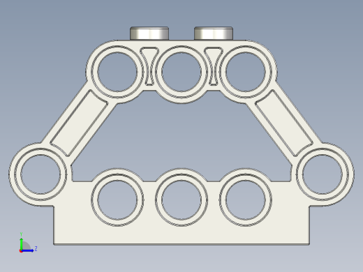 气缸电机-32333 Medium Stone Technic Engine Block 1 x 5 x 3左视缩略图
