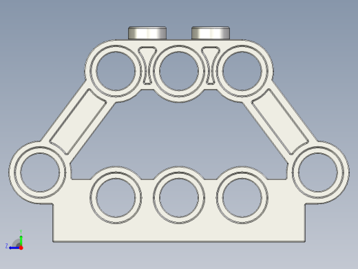 气缸电机-32333 Medium Stone Technic Engine Block 1 x 5 x 3右视缩略图