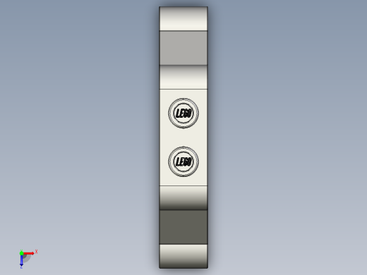 气缸电机-32333 Medium Stone Technic Engine Block 1 x 5 x 3俯视缩略图