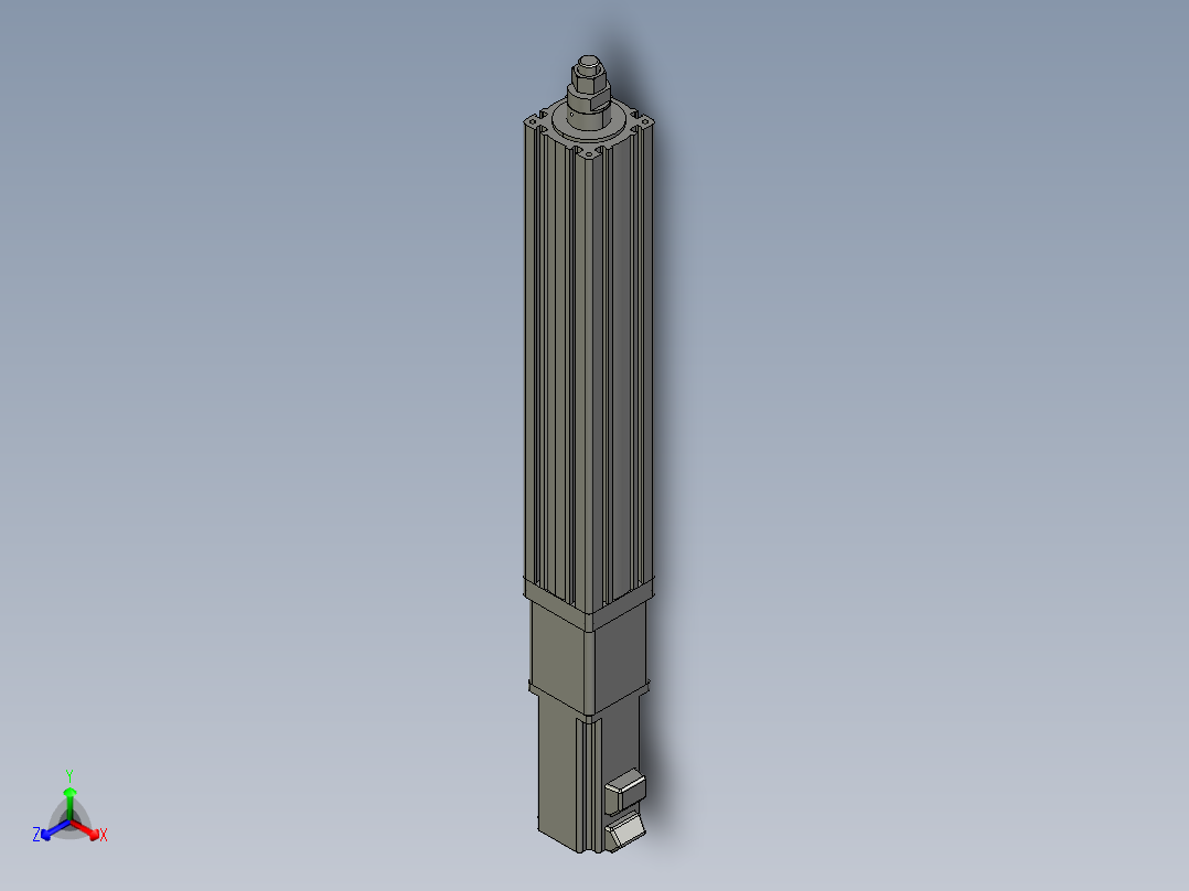 12VZ电动缸-VZ6-S250-BC主视图