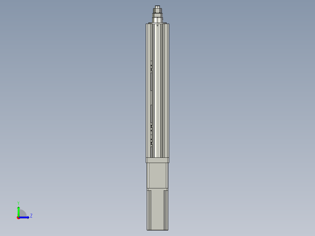 12VZ电动缸-VZ6-S250-BC左视图