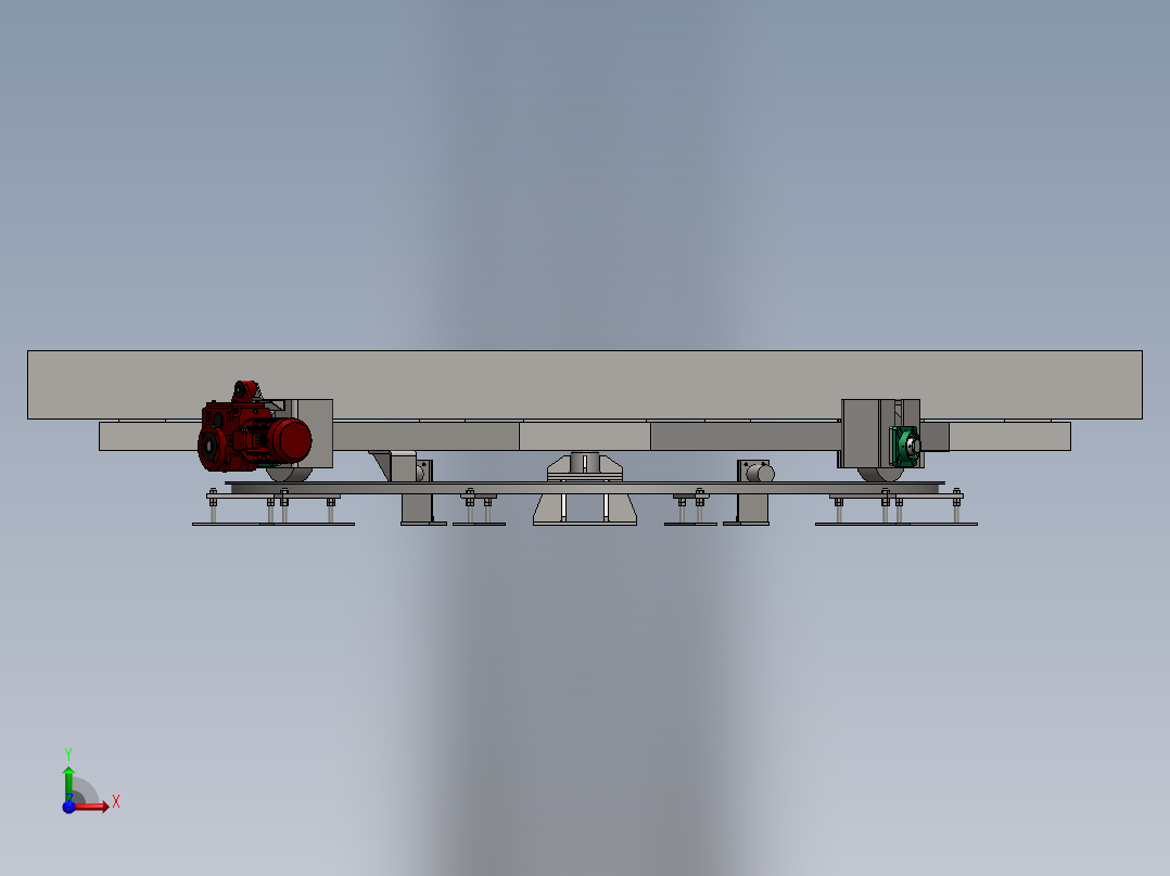 旋转机构结构设计三维(1)前视图