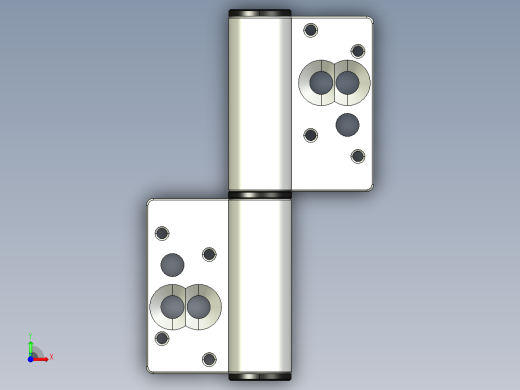 型材-KJN 8-8 SLOT REMOVABLE HINGE 3842544552前视缩略图